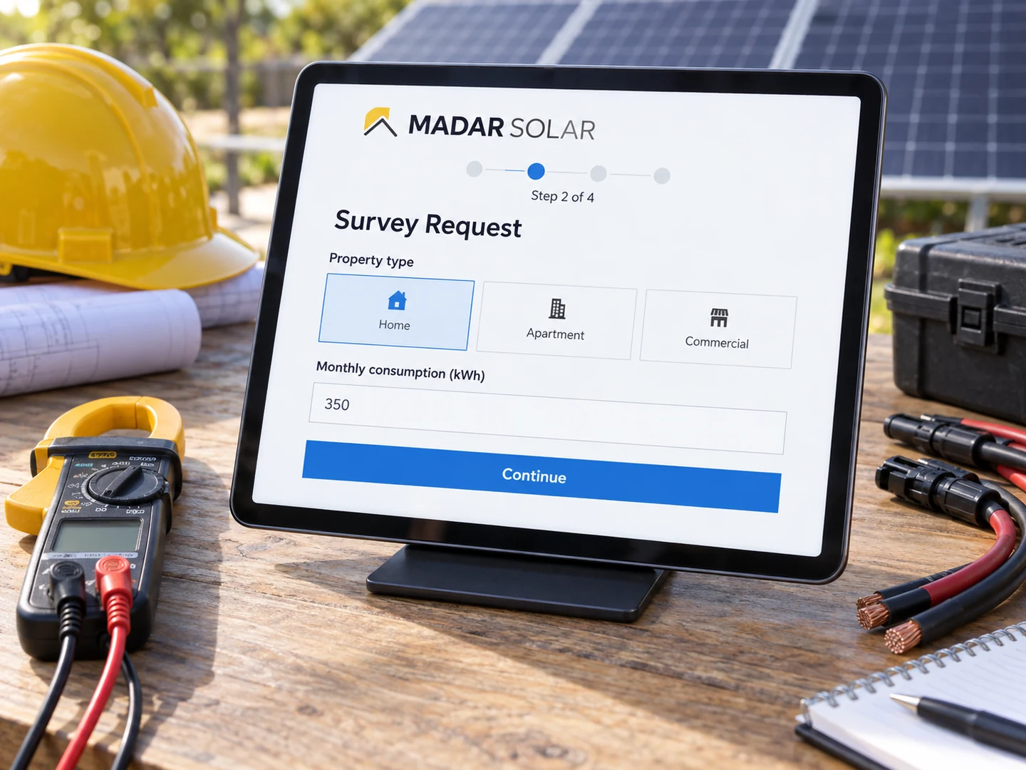 Build the website and request journey